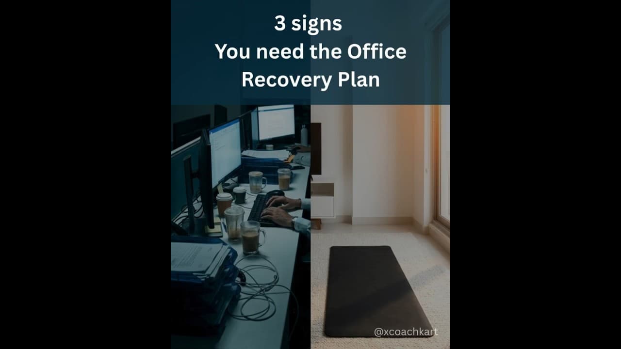 3 Signs You Need the Office Recovery Plan thumbnail